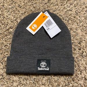 Gray men’s Timberland beanie